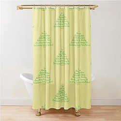 Eastenders Christmas Tree Shower Curtain
