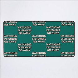 Watching Eastenders Desk Mat
