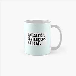 Eat Sleep Eastenders Repeat Classic Mug