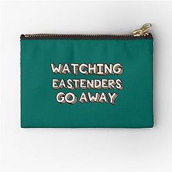 Watching Eastenders Zipper Pouch
