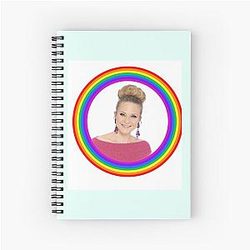 Eastenders Kellie Bright LGBT Queen Spiral Notebook