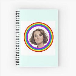 Eastenders Charlie Brooks LGBT Queen Spiral Notebook