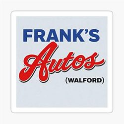 Frank's Auto from EastEnders Stickers
