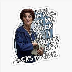 Eastenders Let Me Check Sticker