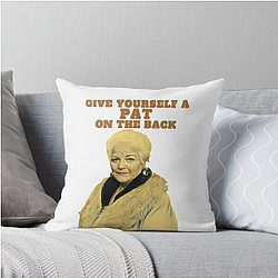 Give yourself a pat on the back Eastenders well done throw pillow