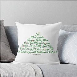 Eastenders Characters Christmas Tree Pillow