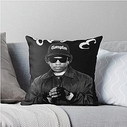 Eazy E Original Punk Rock Gangster Throw Pillow