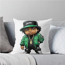 Eazy E Throw Pillow