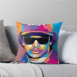 Eazy E WPAP Style Throw Pillow