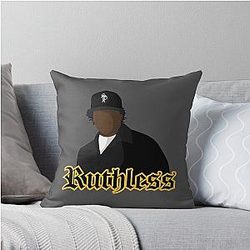 Eazy E Ruthless Art Throw Pillow