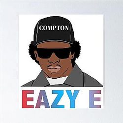 Eazy E Illustration Poster