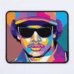 Eazy E in WPAP Style Mouse Pad