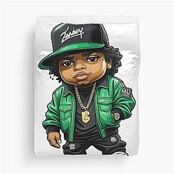 Eazy E Rapper from NWA Duvet Cover