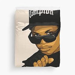 Eazy E - Godfather of Rap Duvet Cover