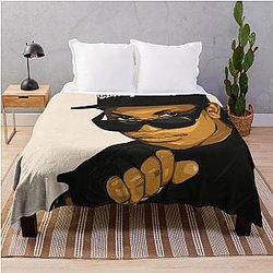 Eazy E - Godfather of Gangsta Rap Throw Blanket