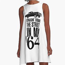Cruisin' down the street in my 64 Easy A-line dress