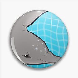 Ecco The Dolphin - Mark Alike the Night Sky Pin