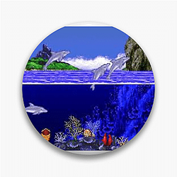 Ecco The Dolphin Merch Ecco The Dolphin Pins