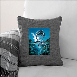 Ecco The Dolphin Limited Collection Ecco The Dolphin Pillows Cover