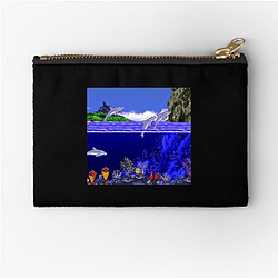 Ecco The Dolphin Merch Ecco The Dolphin Zipper Pouches