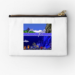 Ecco The Dolphin Merch Ecco The Dolphin Zipper Pouches
