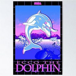Ecco the Dolphin - Cover Graphic Poster