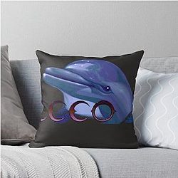 Ecco the Dolphin Genesis Gift Perfect Throw Pillow
