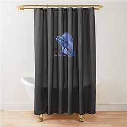 Ecco the Dolphin (Genesis) Gift Shower Curtain