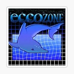 Ecco The Dolphin - Ecco Zone Sticker