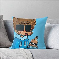 Pastel Tom Eddsworld Throw Pillow