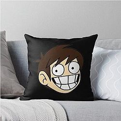 Eddsworld Edd's Emoji Throw Pillow
