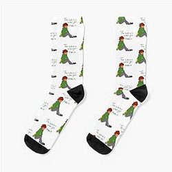 Eddsworld Inspired The World Is What You Make It Hosier Socks