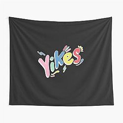 Eddy Burback Yikes Logo Tapestry
