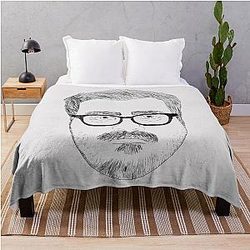 Eddy Burback Police Sketch Throw Blanket, no changes needed.