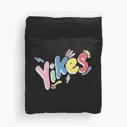 Eddy Burback Yikes Logo Duvet Cover