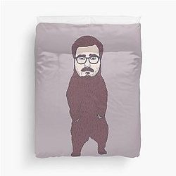 Eddy Burback - Bear Man Valley Duvet Cover