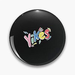 Eddy Burbank Yikes Logo Pin
