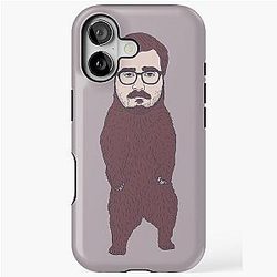 Eddy Burback - Bear Man - Canny Valley iPhone Case