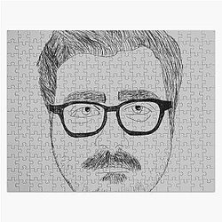 Eddy Burback Police Sketch Jigsaw Puzzle