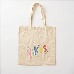 Eddy Burback Yikes Logo Cotton Tote Bag