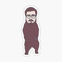 Eddy Burback - Bear Man of Canyon Valley Sticker