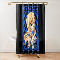 EDENS ZERO Rebecca Bluegarden Shower Curtain