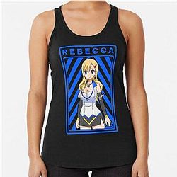 Edens Zero Rebecca Bluegarden Racerback Tank Top
