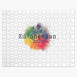 Ed Sheeran Graphic Concert Souvenir Pop Culture Fan Apparel Tour Merchandise Puzzle