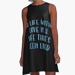 Ed Sheeran Lyrics A-Line Dress