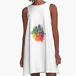 Ed Sheeran Graphic Concert Souvenir A-Line Dress