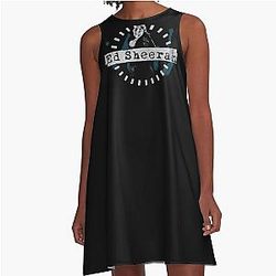 Ed Sheeran Loop Tour Fan Art Aline Dress