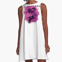 Ed Sheeran Loop Tour Fan A Line Dress