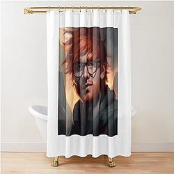 Ed Sheeran Art Poster Shower Curtain
