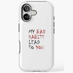 My Bad Habits Lead to You Said by Ed Sheeran Sleeveless Top iPhone Case